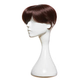 Peruca Partiala Clip-on Cu Roscat Inchis